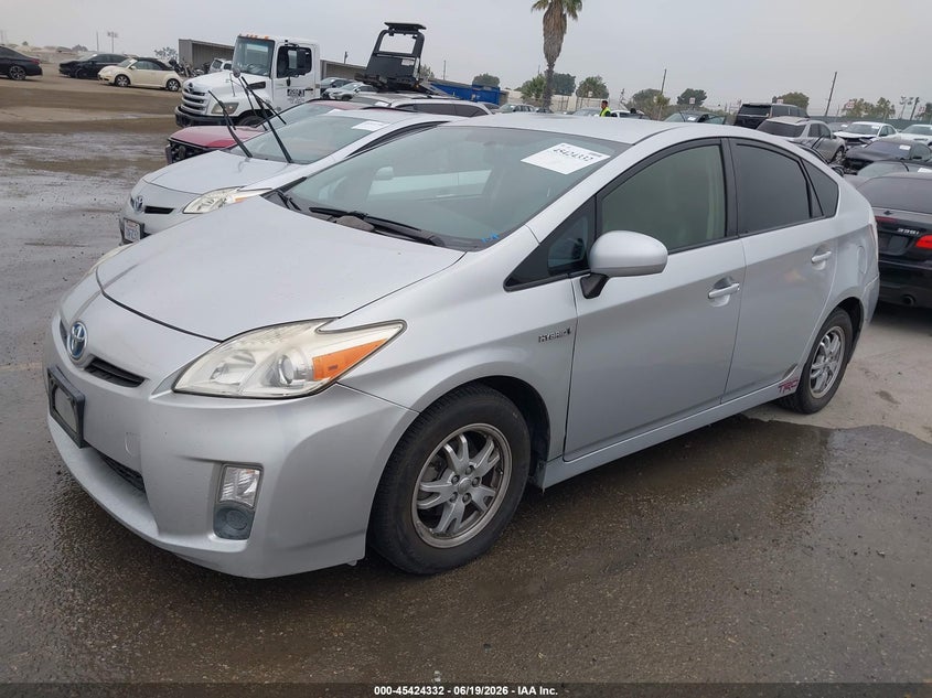 2010 Toyota Prius VIN JTDKN3DU5A1307488 IAAI salvage auction — UNDERCARRIAGE, Salvage (California), sold $2,500 on 2026-07-08 (photo 2)