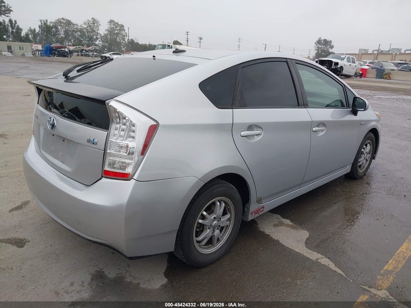 2010 Toyota Prius VIN JTDKN3DU5A1307488 IAAI salvage auction — UNDERCARRIAGE, Salvage (California), sold $2,500 on 2026-07-08 (photo 4)