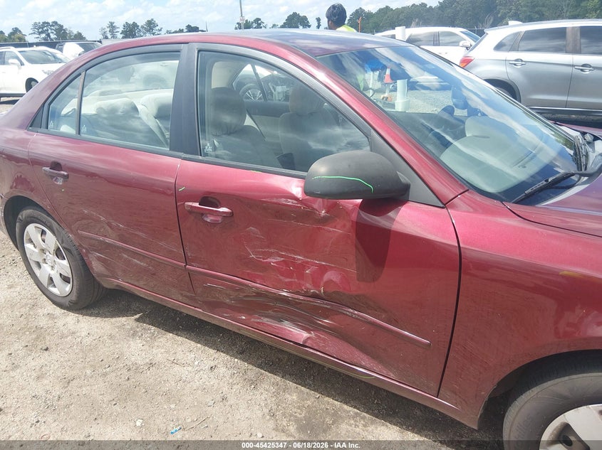 2008 Hyundai Sonata VIN 5NPET46C28H354591 IAAI salvage auction — SIDE, Salvage (South Carolina), sold $225 on 2026-07-22 (photo 6)
