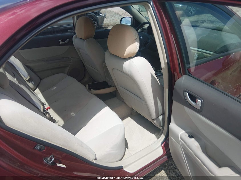 2008 Hyundai Sonata VIN 5NPET46C28H354591 IAAI salvage auction — SIDE, Salvage (South Carolina), sold $225 on 2026-07-22 (photo 8)