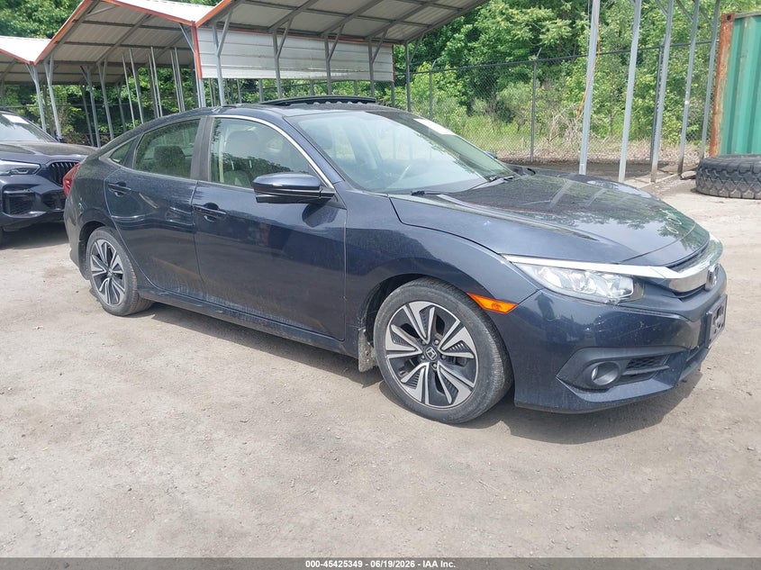 2018 Honda Civic VIN JHMFC1F37JX016597 IAAI salvage auction — ROOF, Salvage - Greater Than 75% (Maryland), sold $5,000 on 2026-07-14 (photo 1)