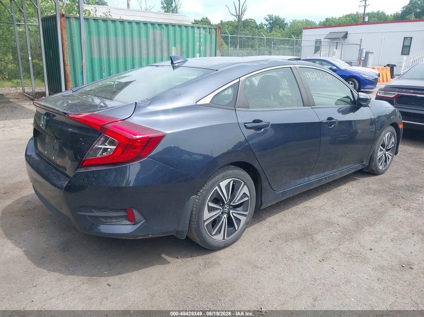 2018 Honda Civic VIN JHMFC1F37JX016597 IAAI salvage auction — ROOF, Salvage - Greater Than 75% (Maryland), sold $5,000 on 2026-07-14 (photo 4)