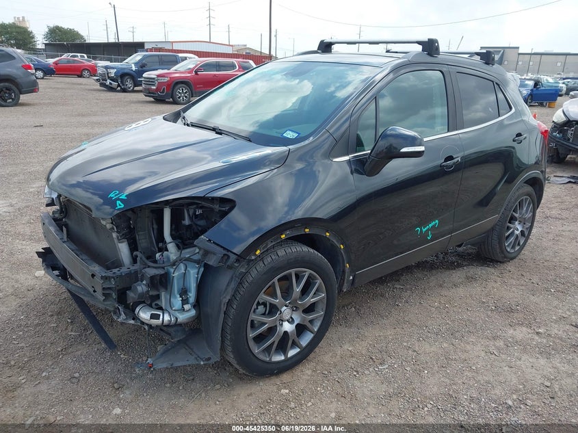 2016 Buick Encore VIN KL4CJ1SMXGB732502 IAAI salvage auction — FRONT END, Original (Texas), sold $25 on 2026-07-29 (photo 2)