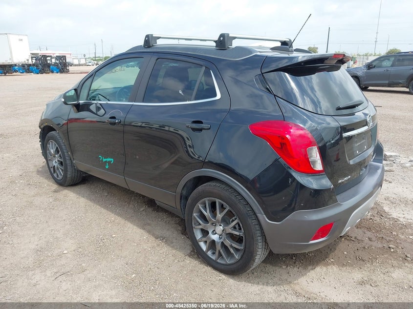 2016 Buick Encore VIN KL4CJ1SMXGB732502 IAAI salvage auction — FRONT END, Original (Texas), sold $25 on 2026-07-29 (photo 3)
