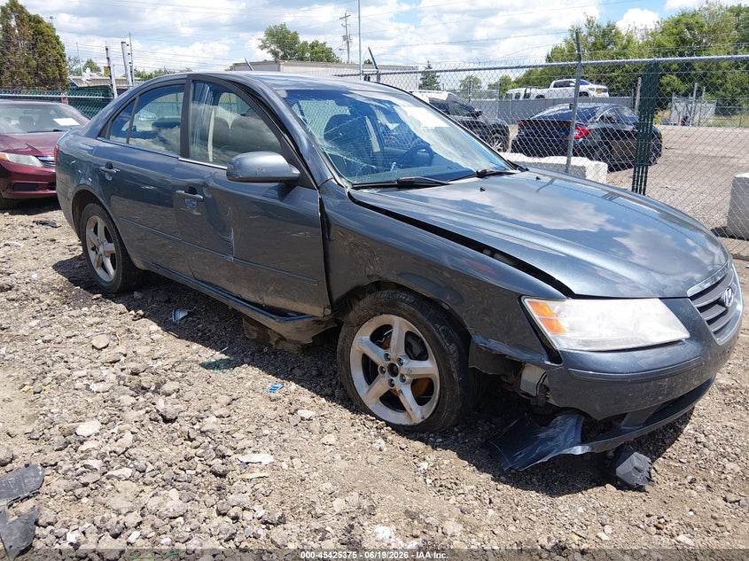 2009 Hyundai Sonata VIN 5NPEU46C49H499291 IAAI salvage auction — RIGHT FRONT, Salvage (Ohio), sold $375 on 2026-07-15 (photo 1)