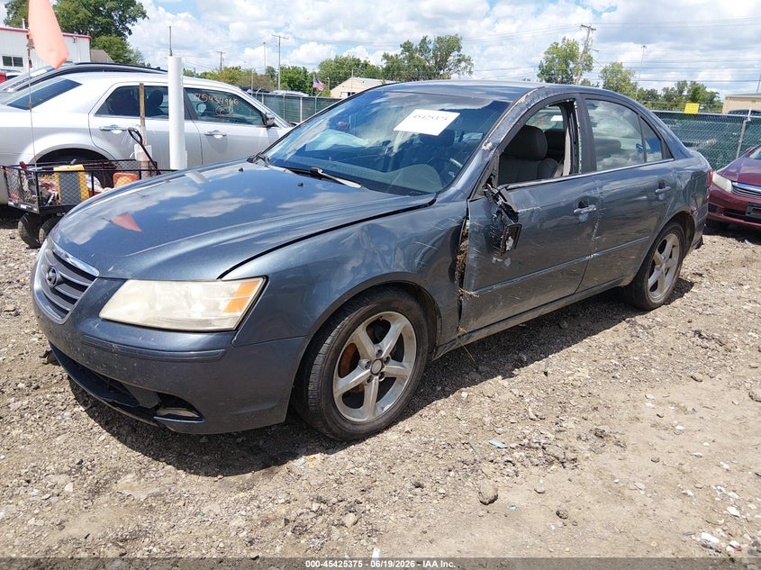 2009 Hyundai Sonata VIN 5NPEU46C49H499291 IAAI salvage auction — RIGHT FRONT, Salvage (Ohio), sold $375 on 2026-07-15 (photo 2)