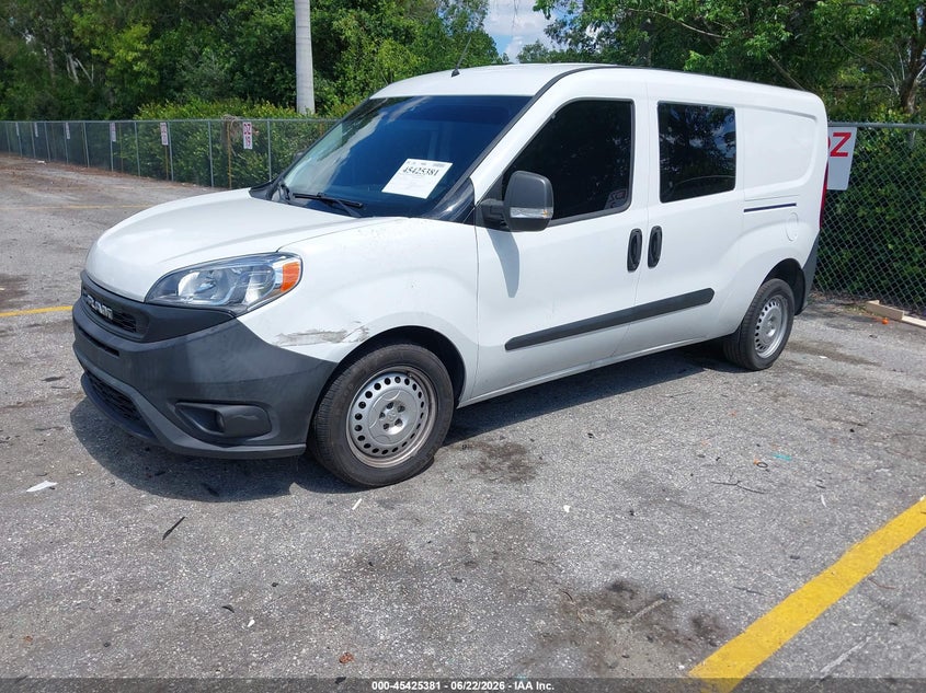 2020 Ram Promaster city VIN ZFBHRFAB7L6P39639 IAAI salvage auction — SIDE, Certificate Of Destruction (Florida), sold $3,050 on 2026-07-29 (photo 2)