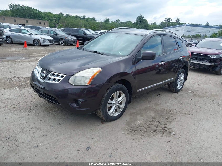 2013 Nissan Rogue VIN JN8AS5MV3DW607728 IAAI salvage auction — NORMAL WEAR, Original (New Hampshire), sold $300 on 2026-07-15 (photo 2)