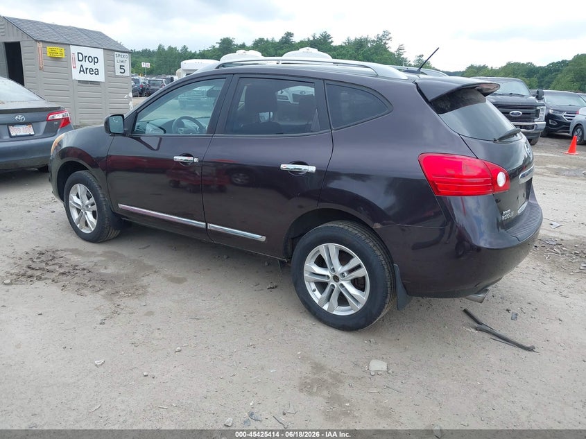 2013 Nissan Rogue VIN JN8AS5MV3DW607728 IAAI salvage auction — NORMAL WEAR, Original (New Hampshire), sold $300 on 2026-07-15 (photo 3)