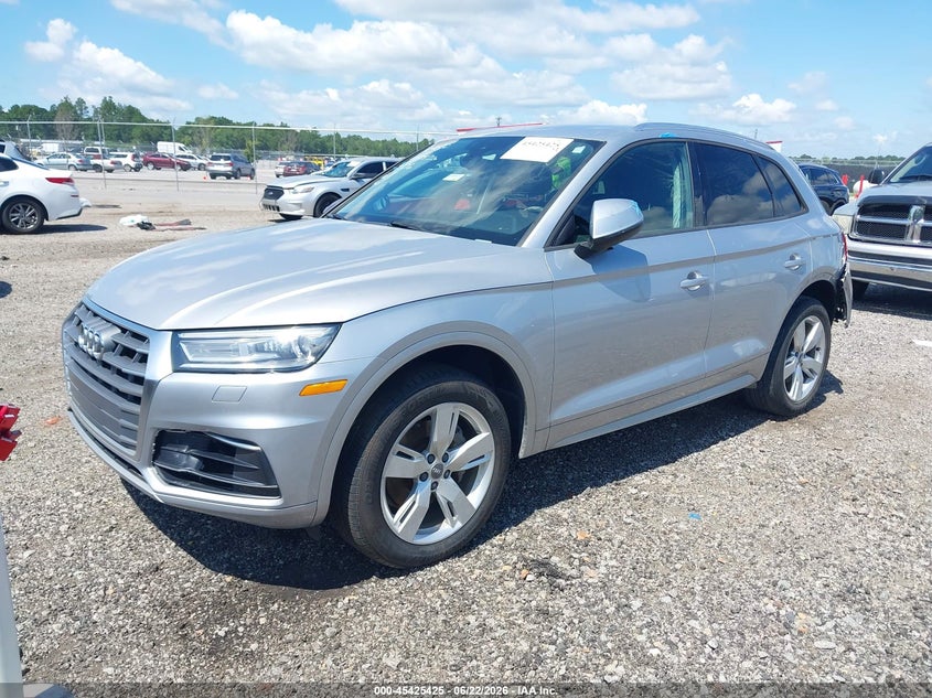2018 Audi Q5 VIN WA1ANAFY2J2193406 IAAI salvage auction — REAR END, Salvage Title, sold $25 on 2026-07-29 (photo 2)