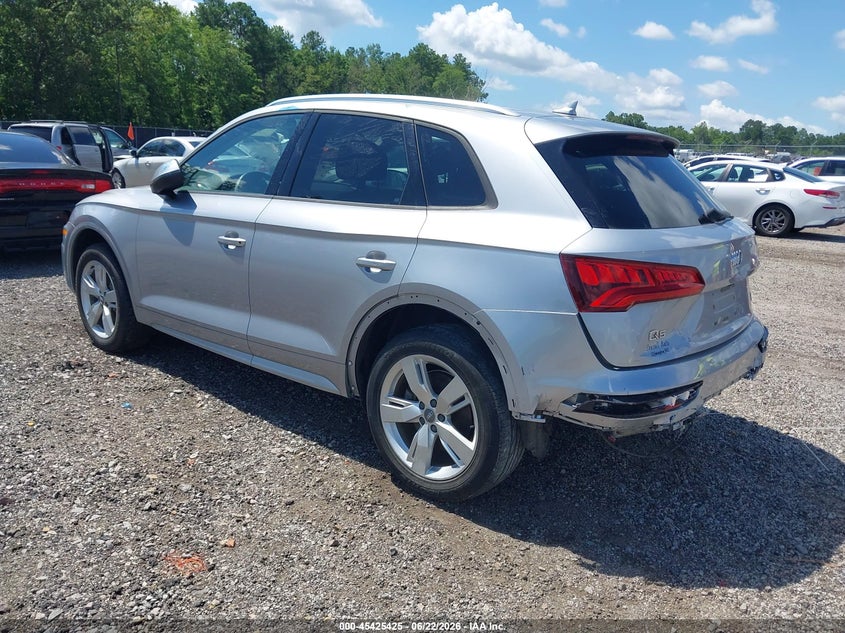 2018 Audi Q5 VIN WA1ANAFY2J2193406 IAAI salvage auction — REAR END, Salvage Title, sold $25 on 2026-07-29 (photo 3)