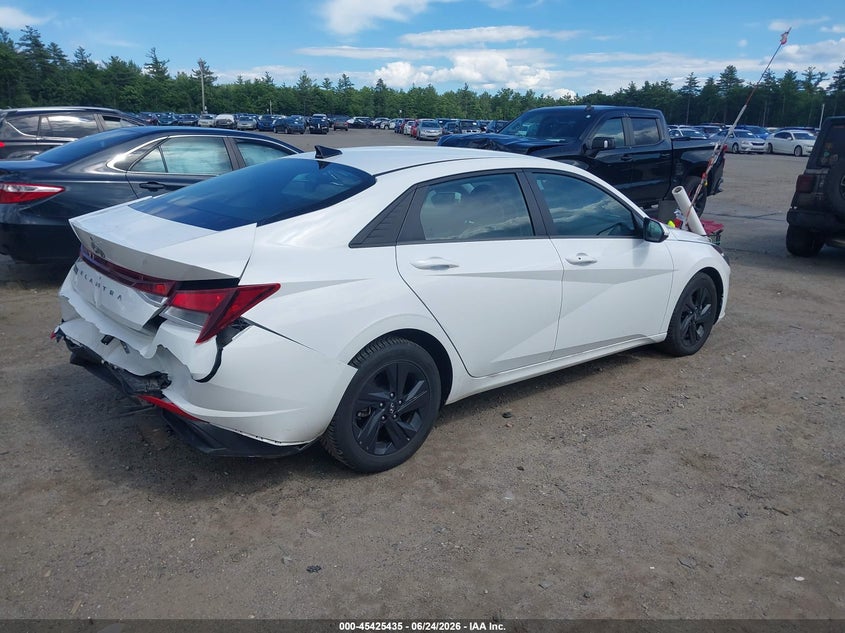 2023 Hyundai Elantra VIN 5NPLM4AG1PH117393 IAAI salvage auction — REAR END, Salvage (Massachusetts), sold $5,250 on 2026-07-17 (photo 4)