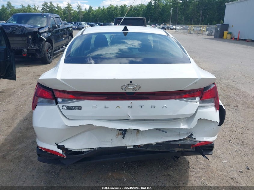 2023 Hyundai Elantra VIN 5NPLM4AG1PH117393 IAAI salvage auction — REAR END, Salvage (Massachusetts), sold $5,250 on 2026-07-17 (photo 6)