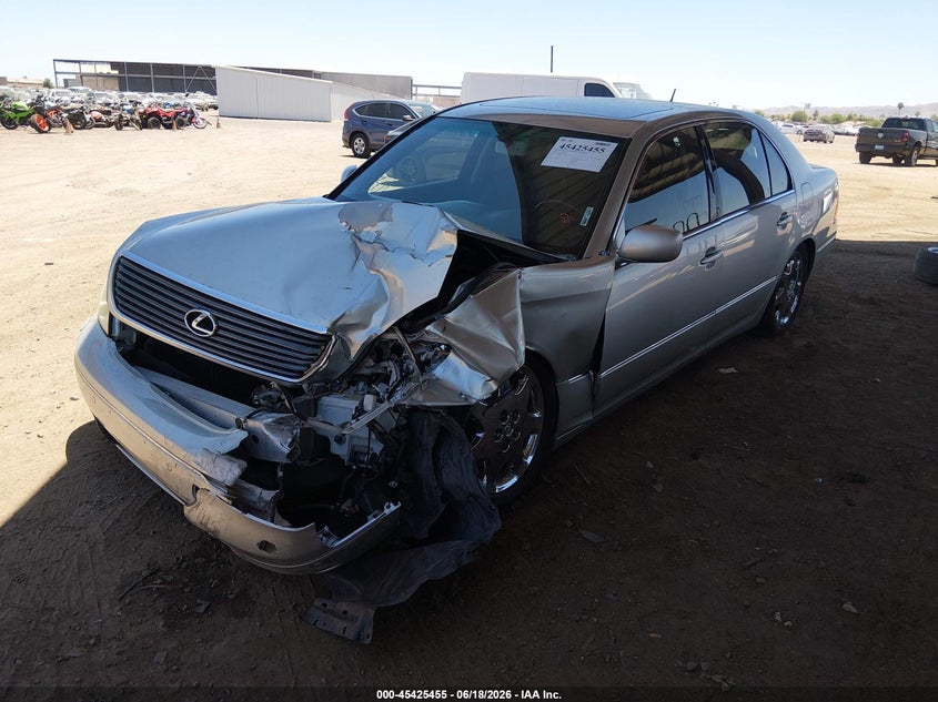 2001 Lexus Ls 430 VIN JTHBN30F210020301 IAAI salvage auction — FRONT END, Salvage (Arizona), sold $325 on 2026-07-07 (photo 2)