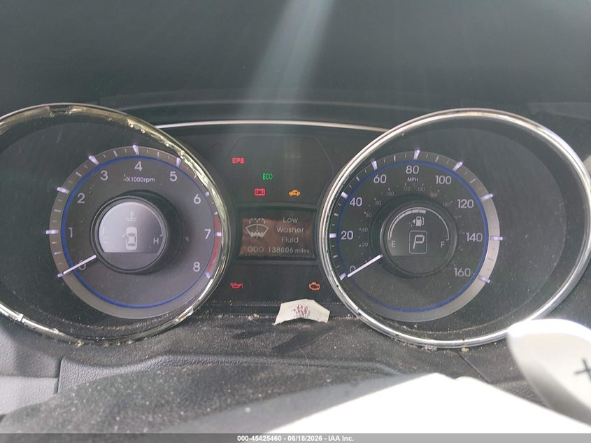 2013 Hyundai Sonata VIN 5NPEC4ABXDH715932 IAAI salvage auction — NORMAL WEAR, Original (Ohio), sold $250 on 2026-07-28 (photo 7)