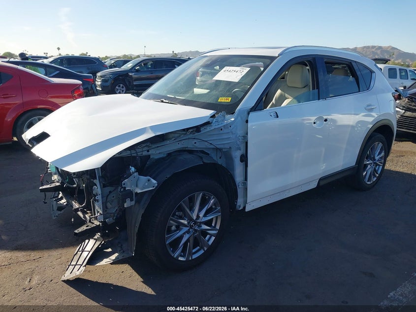 2021 Mazda Cx-5 VIN JM3KFADM9M0311644 IAAI salvage auction — FRONT END, Salvage (Arizona), sold $4,750 on 2026-07-28 (photo 2)