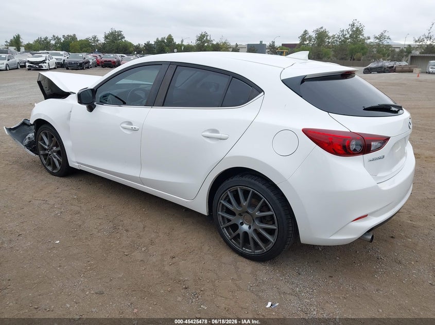 2018 Mazda 3 VIN 3MZBN1L32JM274673 IAAI salvage auction — LEFT FRONT, Salvage Title, sold $2,200 on 2026-09-27 (photo 3)
