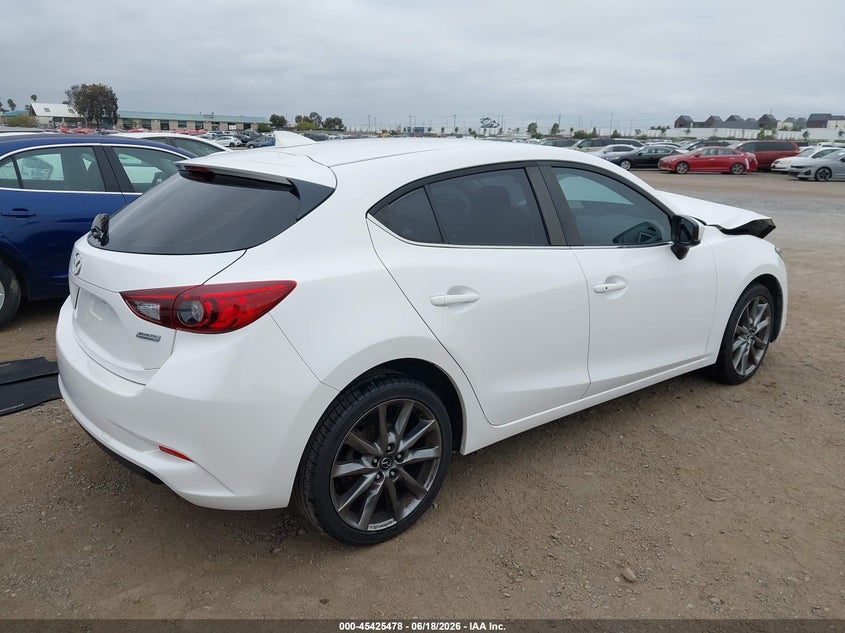 2018 Mazda 3 VIN 3MZBN1L32JM274673 IAAI salvage auction — LEFT FRONT, Salvage Title, sold $2,200 on 2026-09-27 (photo 4)