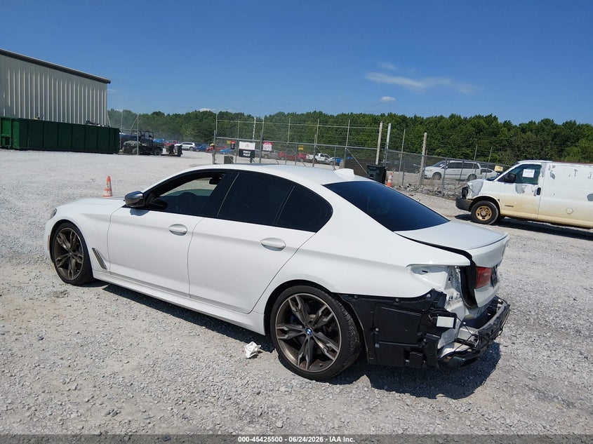 2020 BMW 5er VIN WBAJS7C00LBN96011 IAAI salvage auction — REAR END, Wait Title, sold $16,000 on 2026-08-11 (photo 3)
