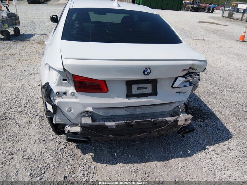 2020 BMW 5er VIN WBAJS7C00LBN96011 IAAI salvage auction — REAR END, Wait Title, sold $16,000 on 2026-08-11 (photo 6)