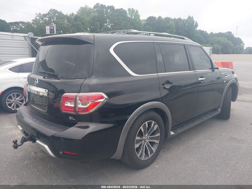 2018 Nissan Armada VIN JN8AY2NC7JX500052 IAAI salvage auction — NORMAL WEAR, Repossession Paperwork (Georgia), sold $525 on 2026-07-29 (photo 4)