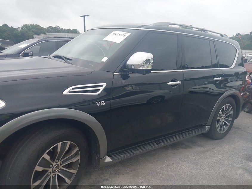 2018 Nissan Armada VIN JN8AY2NC7JX500052 IAAI salvage auction — NORMAL WEAR, Repossession Paperwork (Georgia), sold $525 on 2026-07-29 (photo 6)