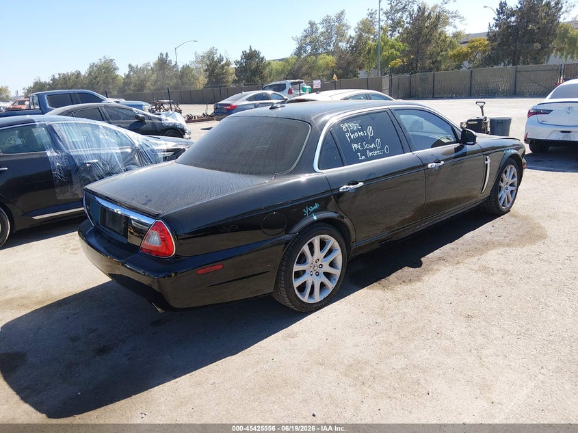 2008 Jaguar Xj series VIN SAJWA79B78SH23062 IAAI salvage auction — FRONT END, Salvage (California), sold $525 on 2026-07-29 (photo 4)