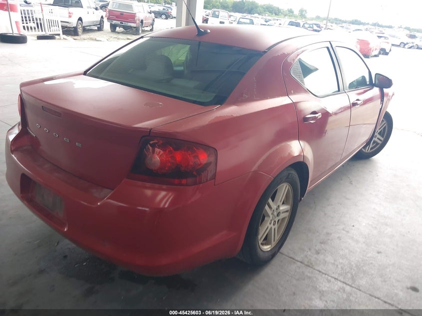 2011 Dodge Avenger VIN 1B3BD1FB6BN536941 IAAI salvage auction — ALL OVER, Rebuildable (Florida), sold $325 on 2026-07-09 (photo 4)