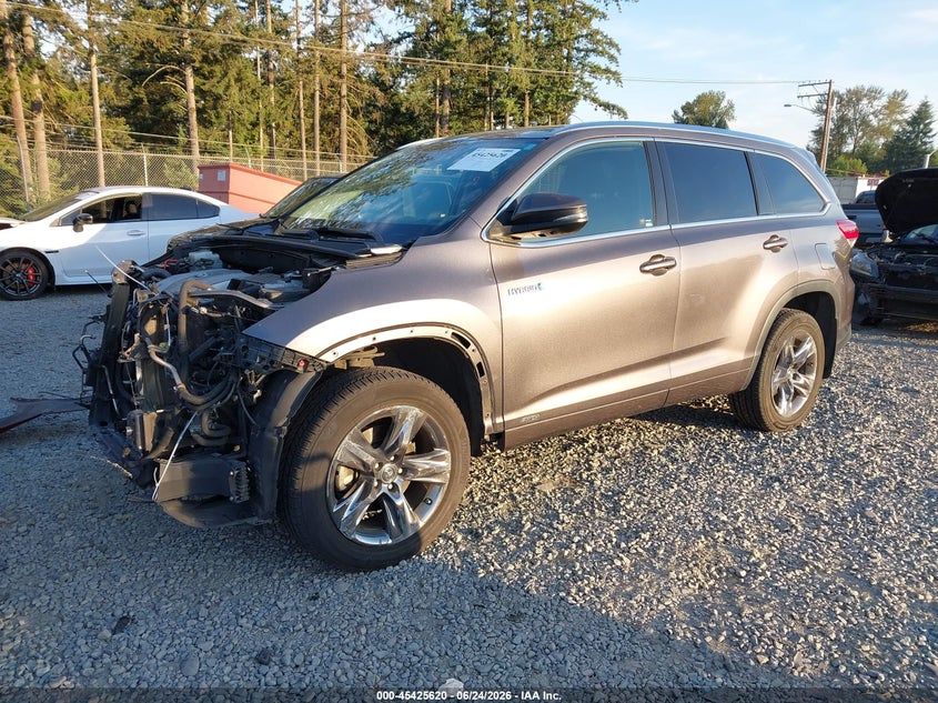 2019 Toyota Highlander VIN 5TDDGRFH2KS055032 IAAI salvage auction — FRONT END, Bill Of Sale (Washington), sold $6,400 on 2026-07-08 (photo 2)