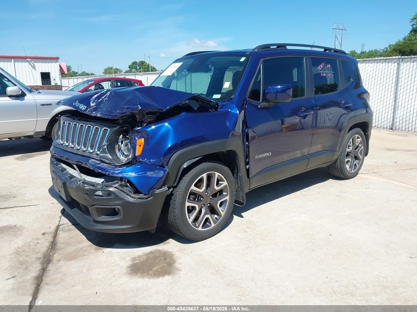 2016 Jeep Renegade VIN ZACCJABT2GPE17454 IAAI salvage auction — FRONT END, Salvage (Missouri), sold $1,900 on 2026-07-28 (photo 2)