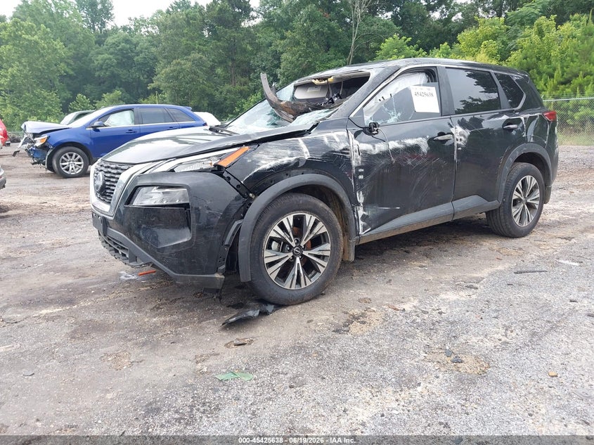 2023 Nissan Rogue VIN JN8BT3BAXPW436129 IAAI salvage auction — SIDE, Salvage Title, sold $2,800 on 2026-08-26 (photo 2)