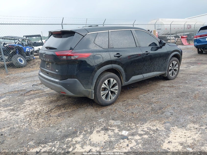2023 Nissan Rogue VIN JN8BT3BAXPW436129 IAAI salvage auction — SIDE, Salvage Title, sold $2,800 on 2026-08-26 (photo 4)