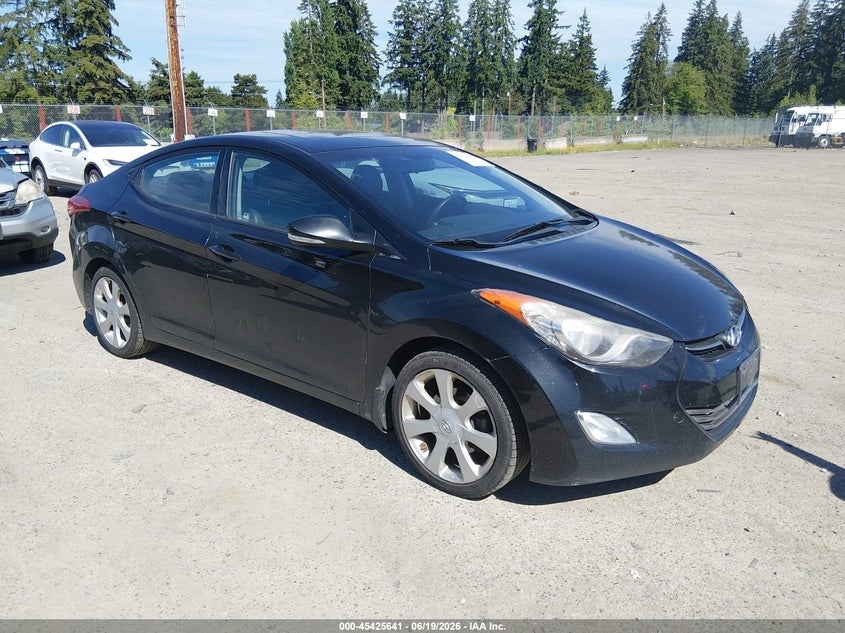 2013 Hyundai Elantra VIN KMHDH4AE0DU805762 IAAI salvage auction — NORMAL WEAR, Salvage Title, sold $700 on 2026-07-15 (photo 1)