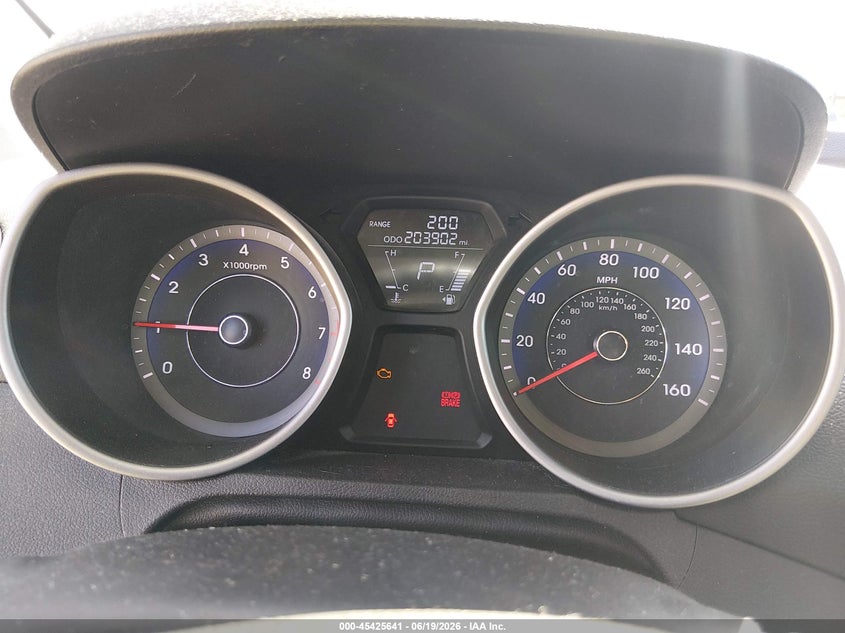 2013 Hyundai Elantra VIN KMHDH4AE0DU805762 IAAI salvage auction — NORMAL WEAR, Salvage Title, sold $700 on 2026-07-15 (photo 7)