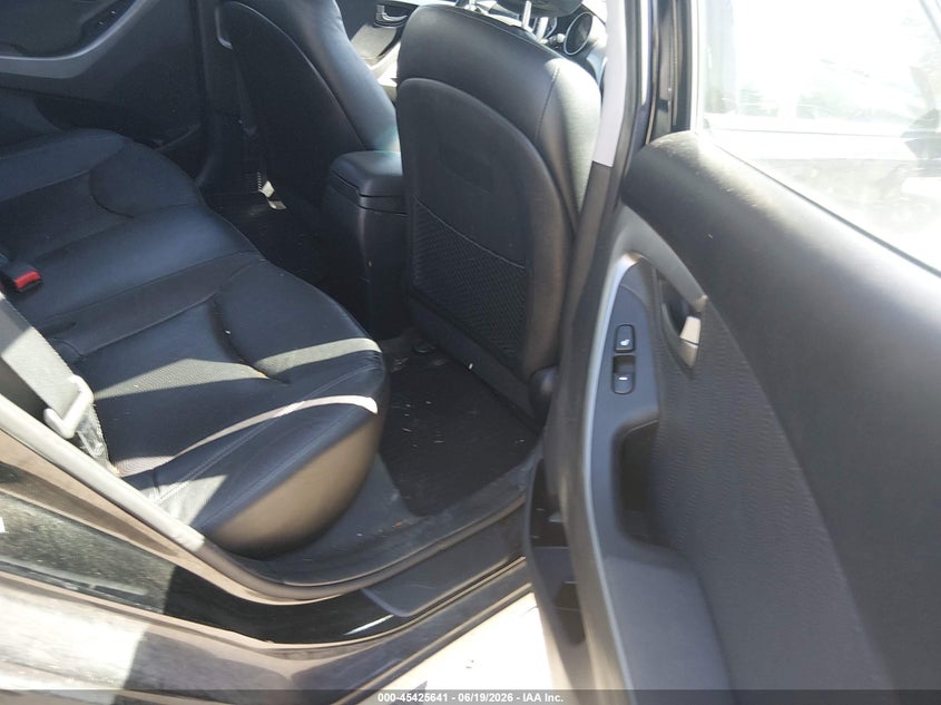 2013 Hyundai Elantra VIN KMHDH4AE0DU805762 IAAI salvage auction — NORMAL WEAR, Salvage Title, sold $700 on 2026-07-15 (photo 8)