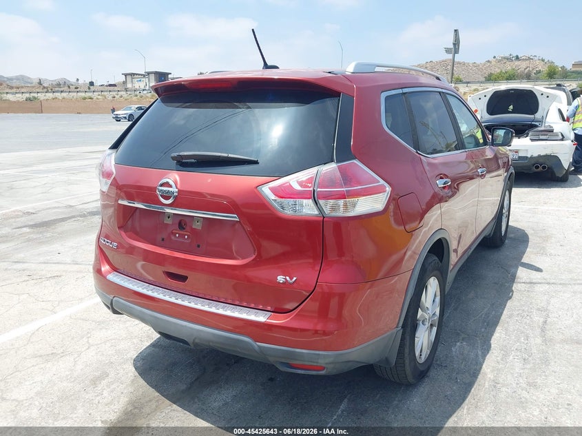 2016 Nissan Rogue VIN KNMAT2MT4GP668011 IAAI salvage auction — FRONT END, Salvage (California), sold $2,025 on 2026-07-08 (photo 4)