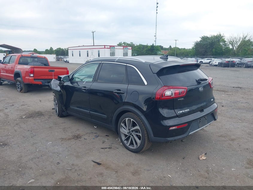 2017 Kia Niro VIN KNDCE3LCXH5059044 IAAI salvage auction — FRONT END, Salvage Title, sold $1,250 on 2026-07-28 (photo 3)
