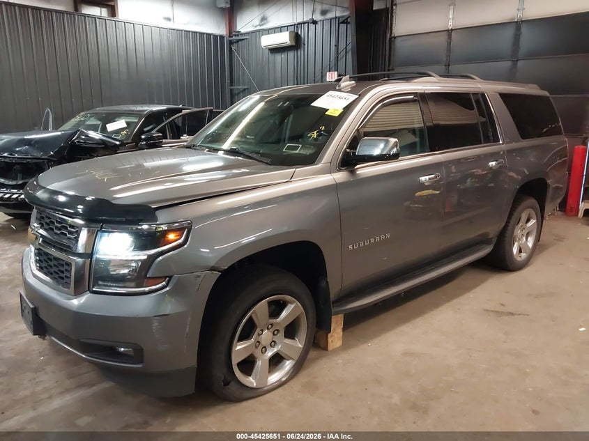 2019 Chevrolet Suburban VIN 1GNSKHKC9KR184689 IAAI salvage auction — RIGHT FRONT, Mv-907A (New York), sold $8,100 on 2026-07-28 (photo 2)