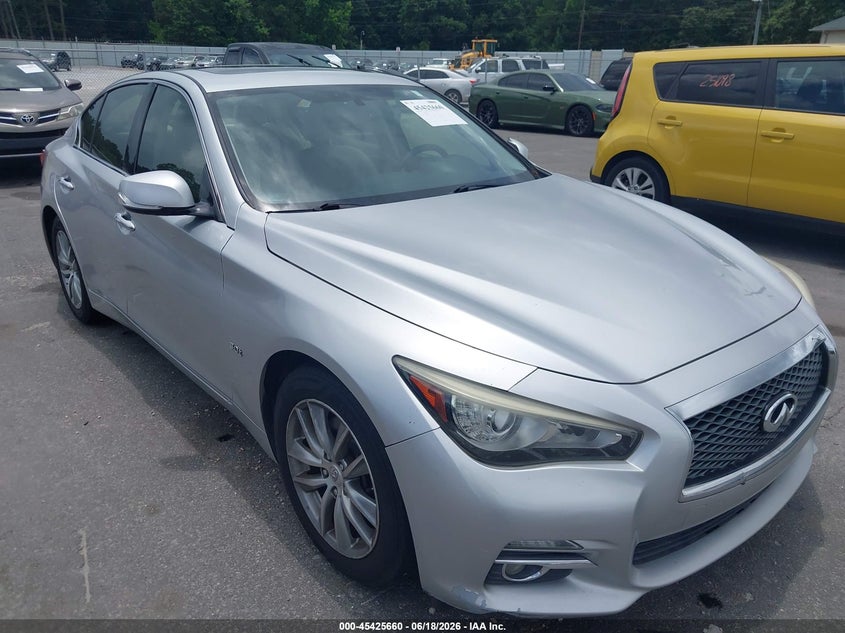 2017 Infiniti Q50 VIN JN1EV7AP5HM731770 IAAI salvage auction — NORMAL WEAR, Repossession Paperwork (Georgia), sold $6,800 on 2026-07-22 (photo 6)