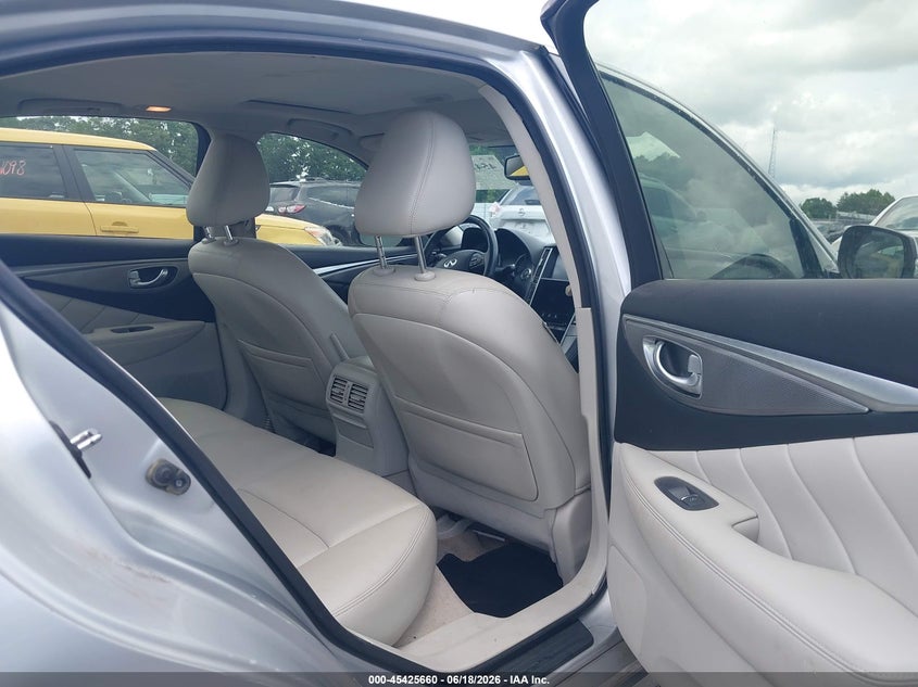2017 Infiniti Q50 VIN JN1EV7AP5HM731770 IAAI salvage auction — NORMAL WEAR, Repossession Paperwork (Georgia), sold $6,800 on 2026-07-22 (photo 8)