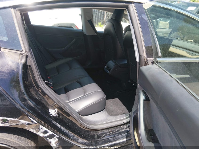 2020 Tesla Model 3 VIN 5YJ3E1EC5LF713280 IAAI salvage auction — RIGHT REAR, Salvage (Kansas), sold $9,200 on 2026-07-23 (photo 8)