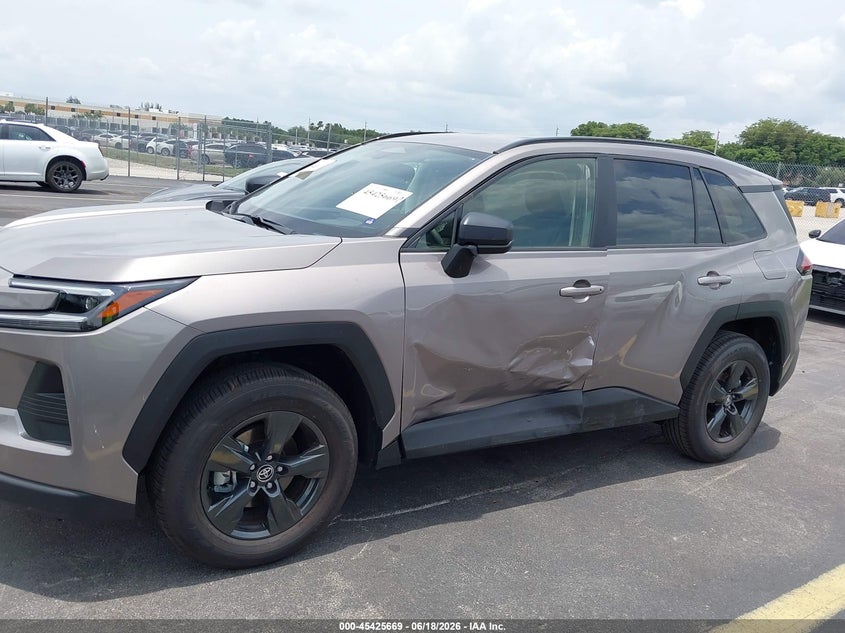 2026 Toyota Rav 4 VIN JTM6DRBVXTD001682 IAAI salvage auction — LEFT SIDE, Salvage Title, sold $19,200 on 2026-07-30 (photo 6)