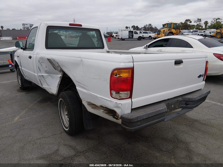 1999 Ford Ranger VIN 1FTYR10V8XUB85914 IAAI salvage auction — LEFT REAR, Salvage (California), sold $1,075 on 2026-07-09 (photo 3)
