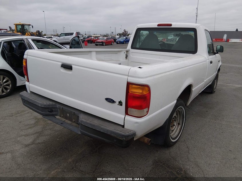 1999 Ford Ranger VIN 1FTYR10V8XUB85914 IAAI salvage auction — LEFT REAR, Salvage (California), sold $1,075 on 2026-07-09 (photo 4)
