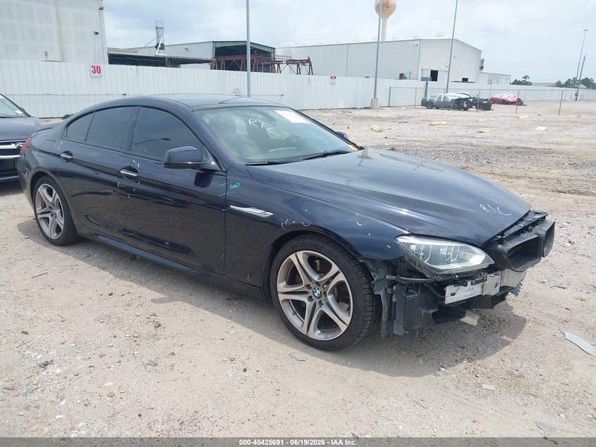 2015 BMW 6er VIN WBA6A0C51FD318268 IAAI salvage auction — FRONT END, Original (Texas), sold $5,500 on 2026-07-23 (photo 1)