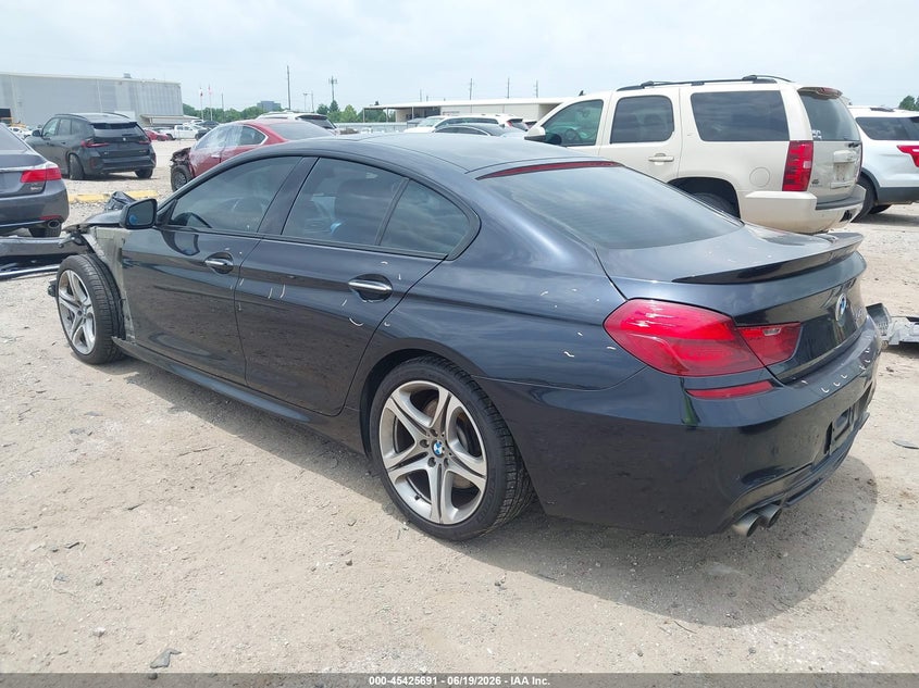 2015 BMW 6er VIN WBA6A0C51FD318268 IAAI salvage auction — FRONT END, Original (Texas), sold $5,500 on 2026-07-23 (photo 3)