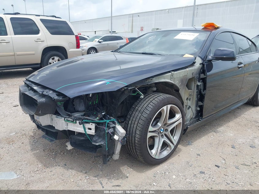 2015 BMW 6er VIN WBA6A0C51FD318268 IAAI salvage auction — FRONT END, Original (Texas), sold $5,500 on 2026-07-23 (photo 6)