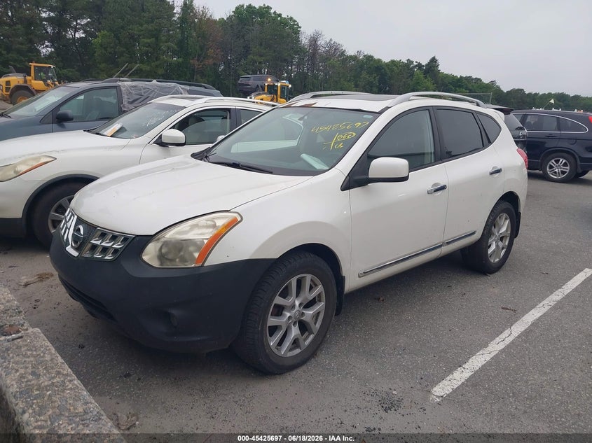 2011 Nissan Rogue VIN JN8AS5MV2BW255495 IAAI salvage auction — NORMAL WEAR, Clear (New Jersey), sold $450 on 2026-07-28 (photo 2)