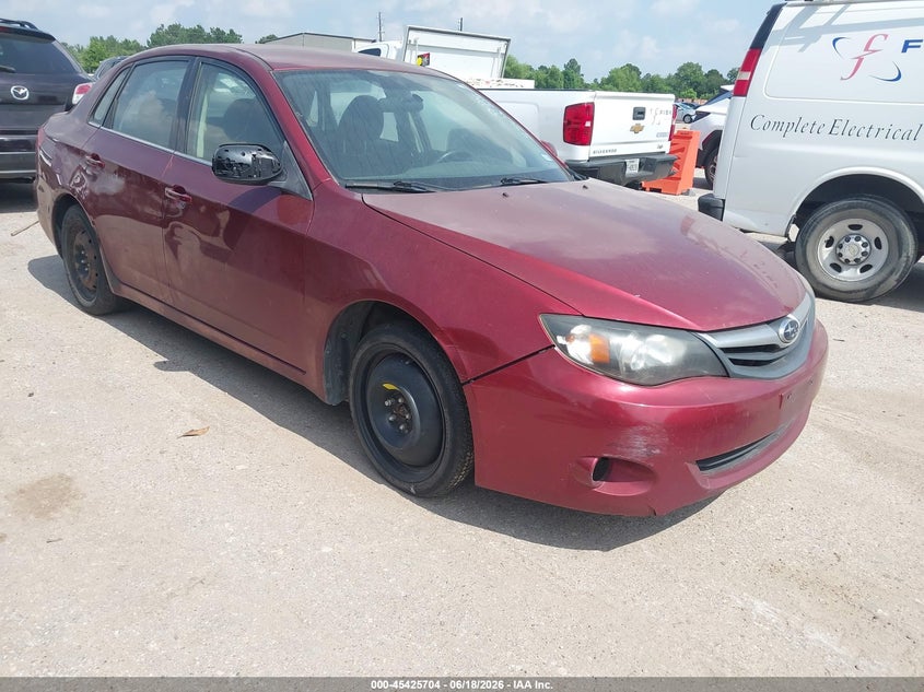 2010 Subaru Impreza VIN JF1GE6A68AH507811 IAAI salvage auction — NORMAL WEAR, Original (Texas), sold $350 on 2026-07-29 (photo 1)