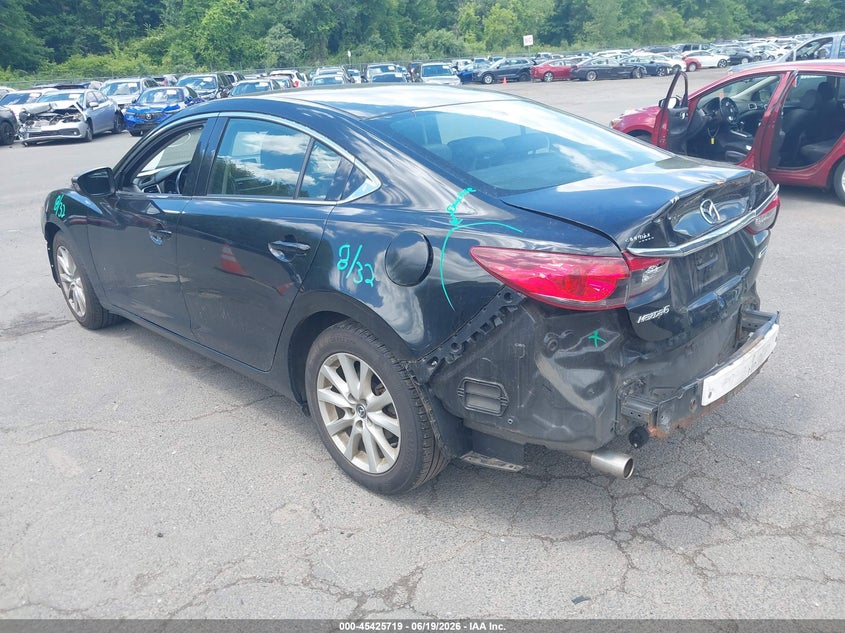 2016 Mazda 6 VIN JM1GJ1U52G1407507 IAAI salvage auction — FRONT & REAR, Salvage (Connecticut), sold $975 on 2026-07-09 (photo 3)